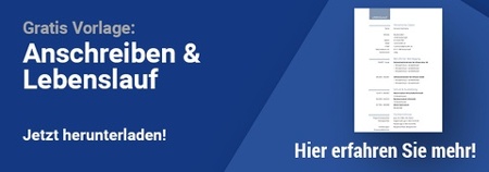 Anschreiben Lebenslauf Download